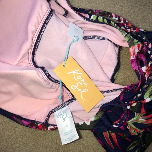 NWT Kona Sol Target One Piece Bathing Swim Suit - Picture 8 of 8